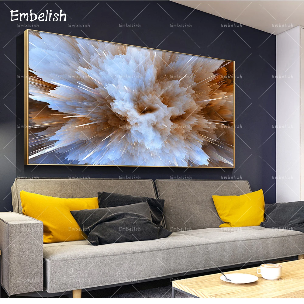 

1 Pieces Abstract Cloud Caudros Wall Posters For Living Room Modern Home Decor Picture HD Prints On Canvas Oil Paintings Artwork