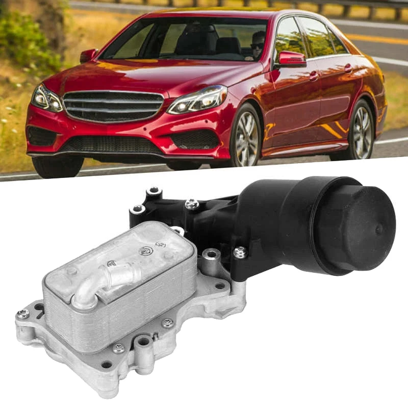 

6511800610 6511800665 Oil Filter Housing & Oil Cooler for Mercedes-Benz W204 C218 W212 C207