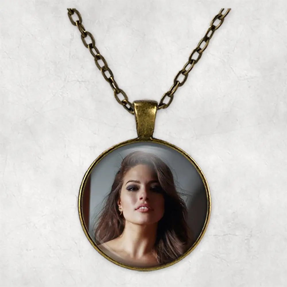 Ashley Graham персонализированные фото ожерелье ювелирные изделия с картинами s