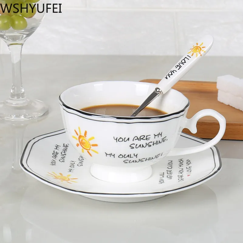 Современная роскошная керамическая кофейная чашка красная кружка для молока