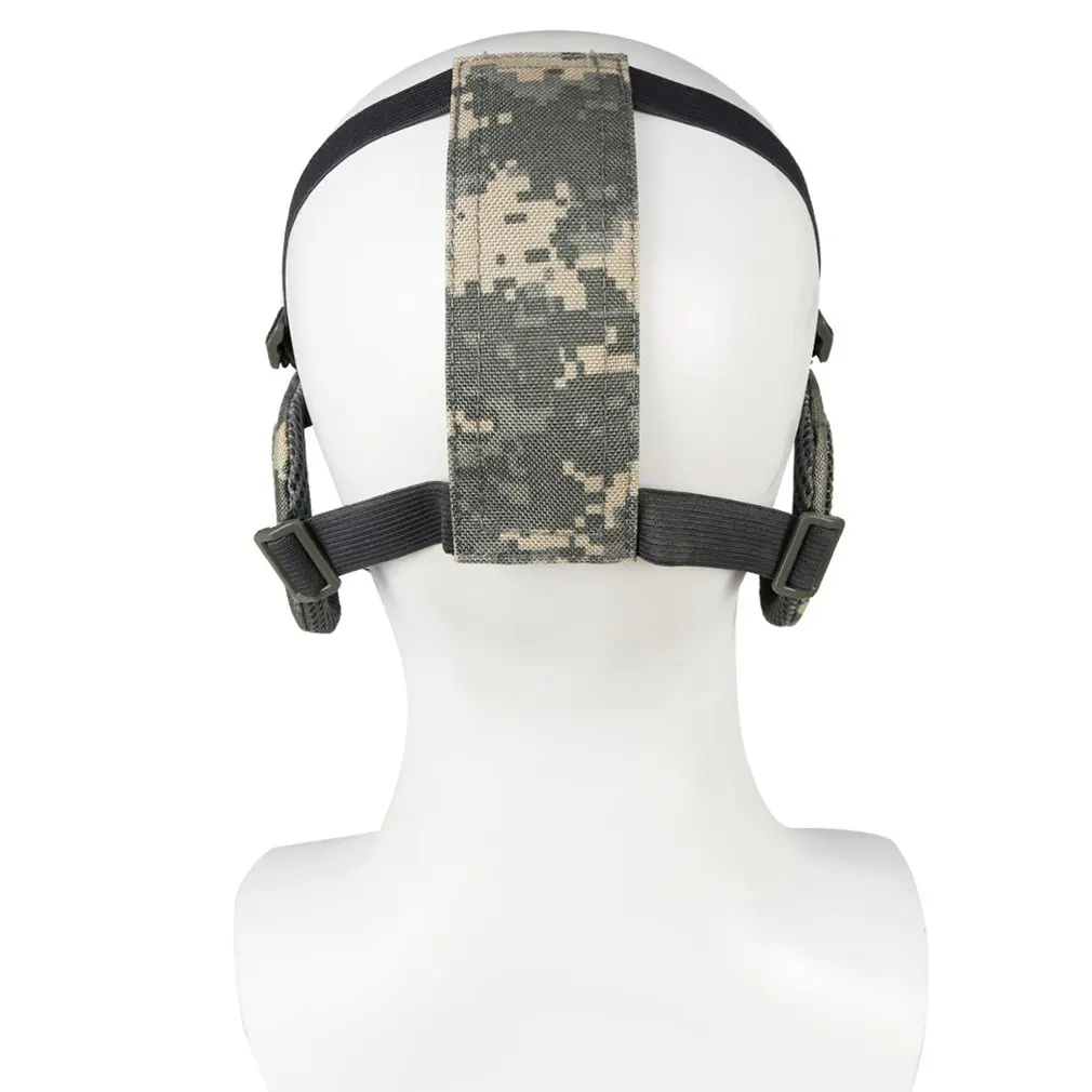 

Foldable Tactical Half Face Protective Mask Mesh Lower Face Mask with Ear Protection for Military Paintball Hunting Airsoft