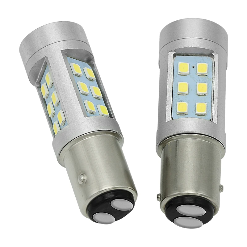 2 шт. 1157 BAY15D светодиодный DRL Вождения освещают днем противотуманная фара