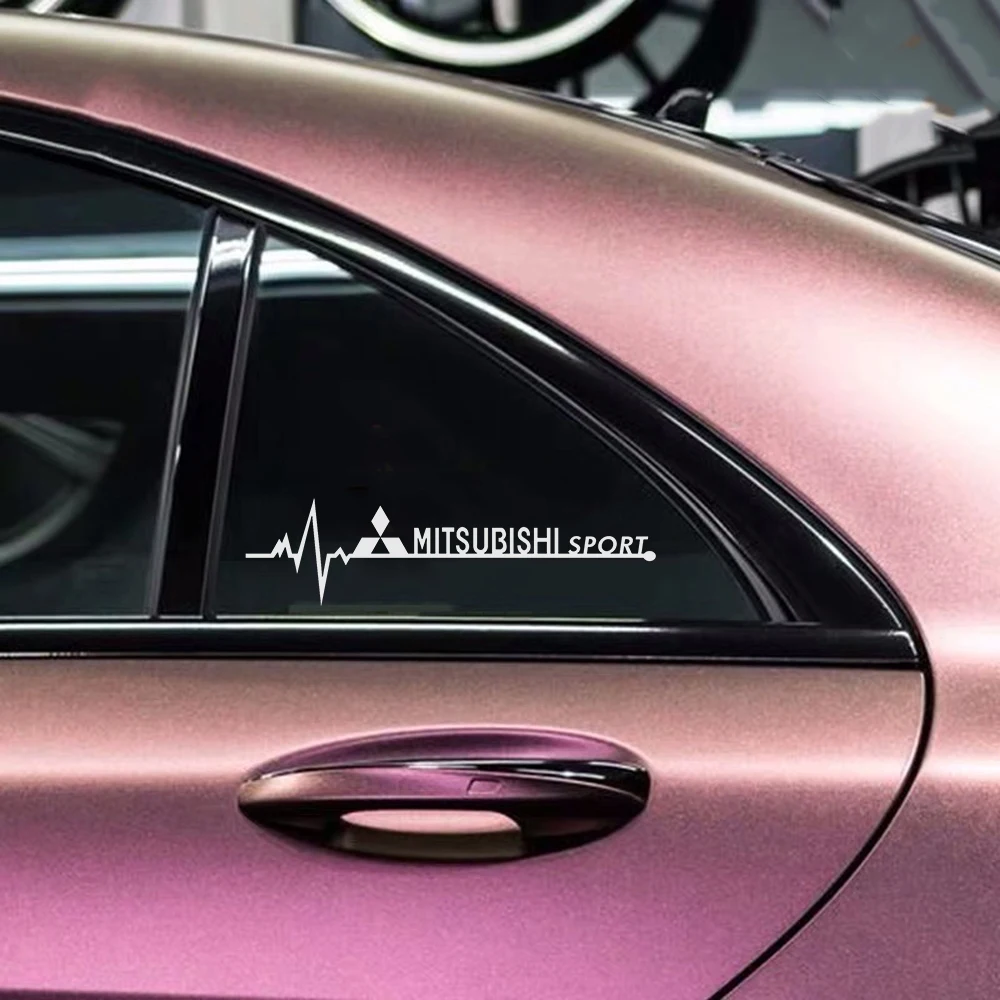 2 шт. автомобиль эмблемы Windows Body боковые украшения Наклейка для Mitsubishi ASX Outlander Lancer EX