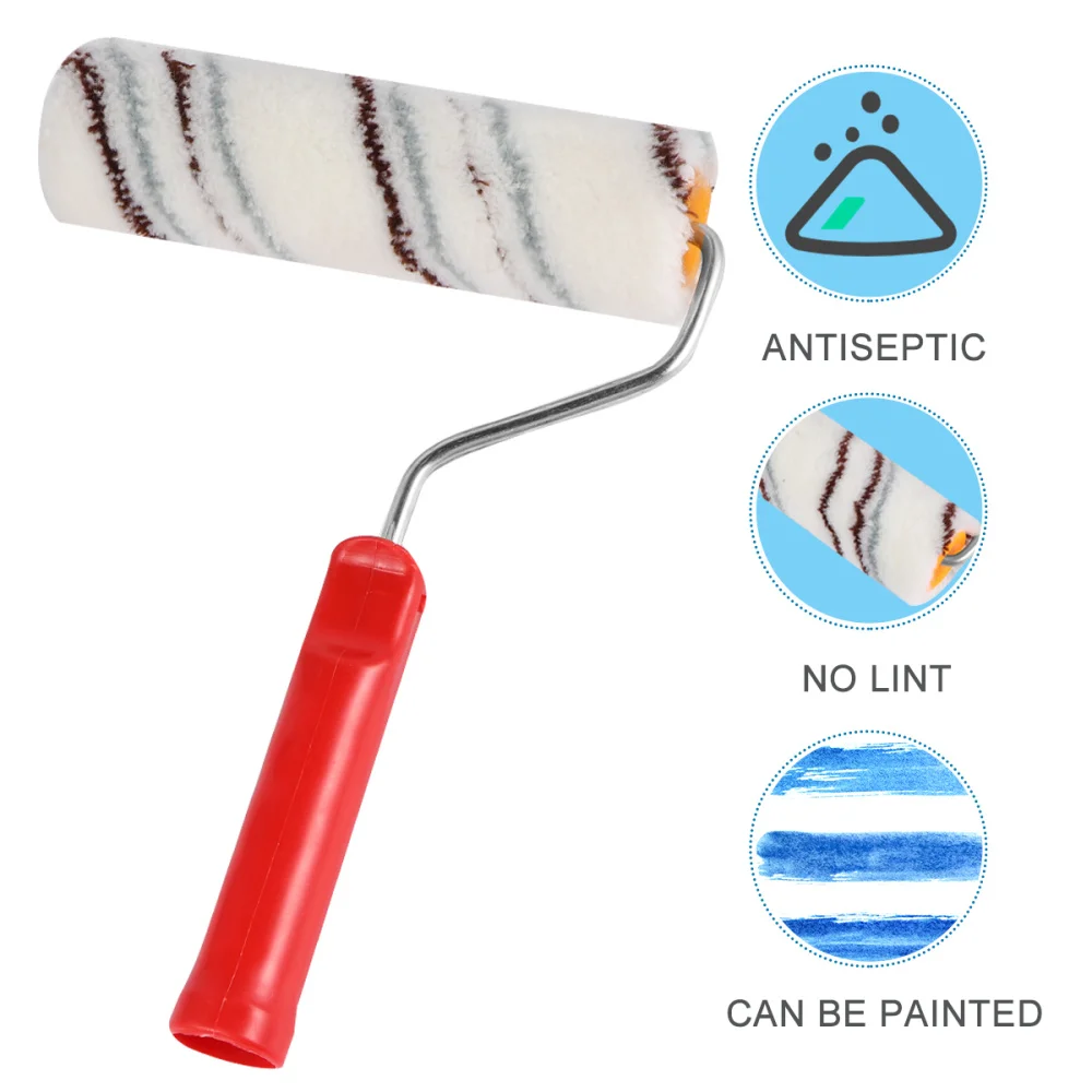 

1 Set 11pcs Paint Rollers Mini Roller Brush Hot Melt Little Finger Roller Brush Coating Decorators Brush Wall Painting Tools (10