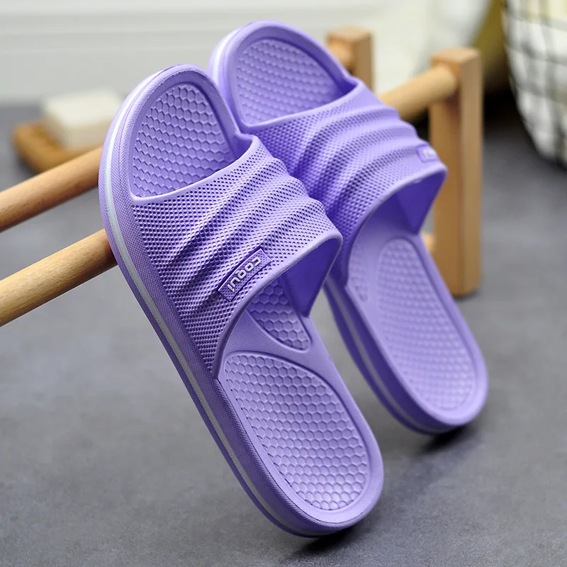 

Summer Slippers for Women Massage Unisex Indoor Slippers Non-Slip Household Bathroom Sandals Eva Fashion Female Shoes Slides