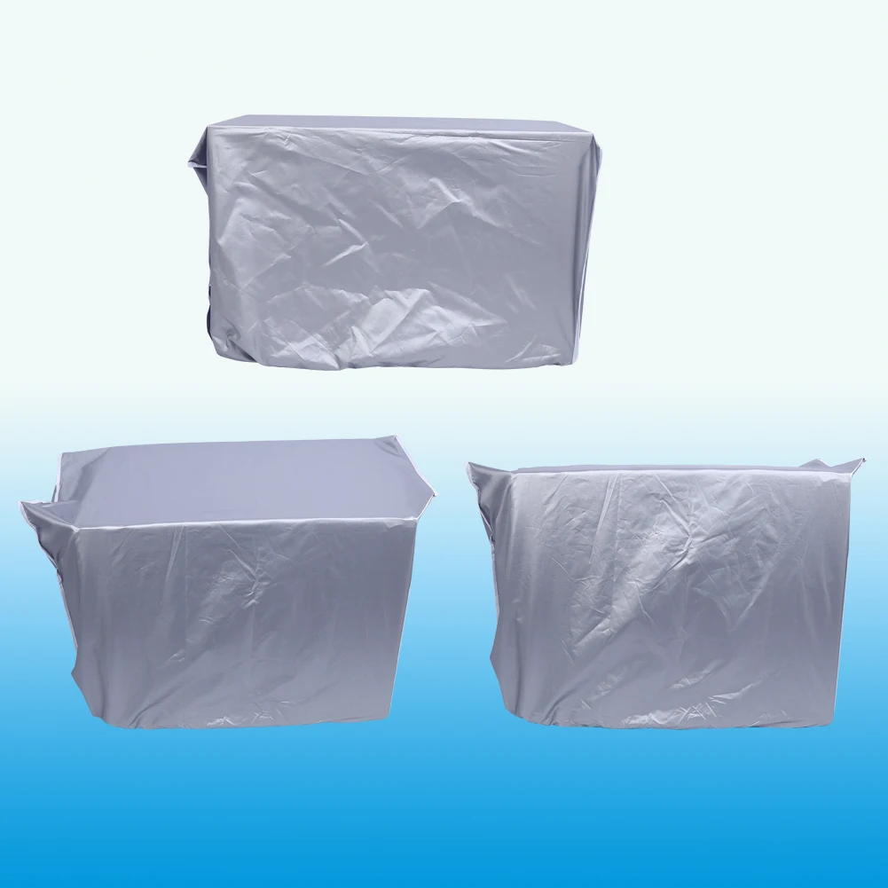 

3 Sizes Outdoor Air Conditioning Cover Air Conditioner Waterproof Cleaning Cover Washing Anti-Dust Anti-Snow Cleaning Cover
