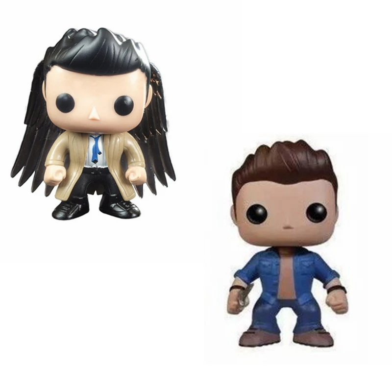 ТВ: супернатуральный Кастиэль 95 # с крыльями эксклюзивные виниловые фигурки