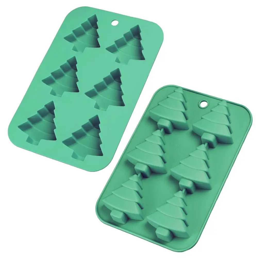 6 рождественских форм силиконовая форма для выпечки Рождественская торта серия