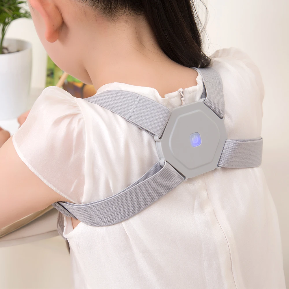 

Adjustable Smart Smart Posture Corrector With Intelligent Sensor Vibration Back Straightener for Adults & Kids Back Support