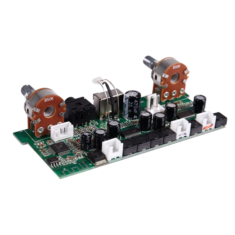 DC12V 2 1 канальный 10 Вт x + 15 усилитель Bluetooth 3 0 аудио декодер плата поддерживает AUX MP3