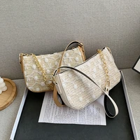 fashion women handbag casual zipper shoulder bags womens straw vintage summer beach ladies simple tote lace bag