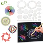 Новинка, набор игрушек для рисования спирографов, Переплетенные зубчатые колеса, аксессуары для рисования, креативная развивающая игрушка, спирографы YJN