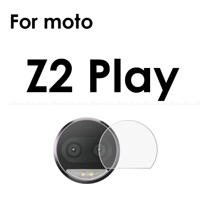 For Moto Z2 Play Задняя крышка объектива камеры из закаленного стекла для Motorola Moto G7 G6 G5S G5 G4 Plus power Z2 Z Force Play Защитная пленка для экрана - Цвет: For Moto Z2 Play