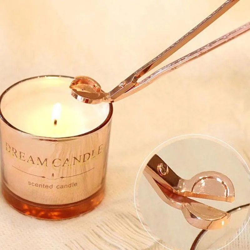 Candle Wick Trimmer Steel Oil Lamp Trim Scissor Cutter Snuffer Tool Hook | Дом и сад