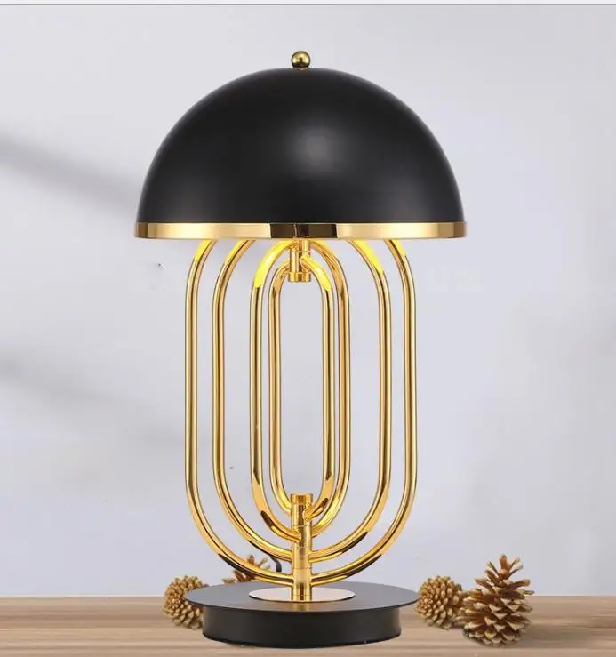 Современные новые черные светодиодные настольные лампы декоративное освещение