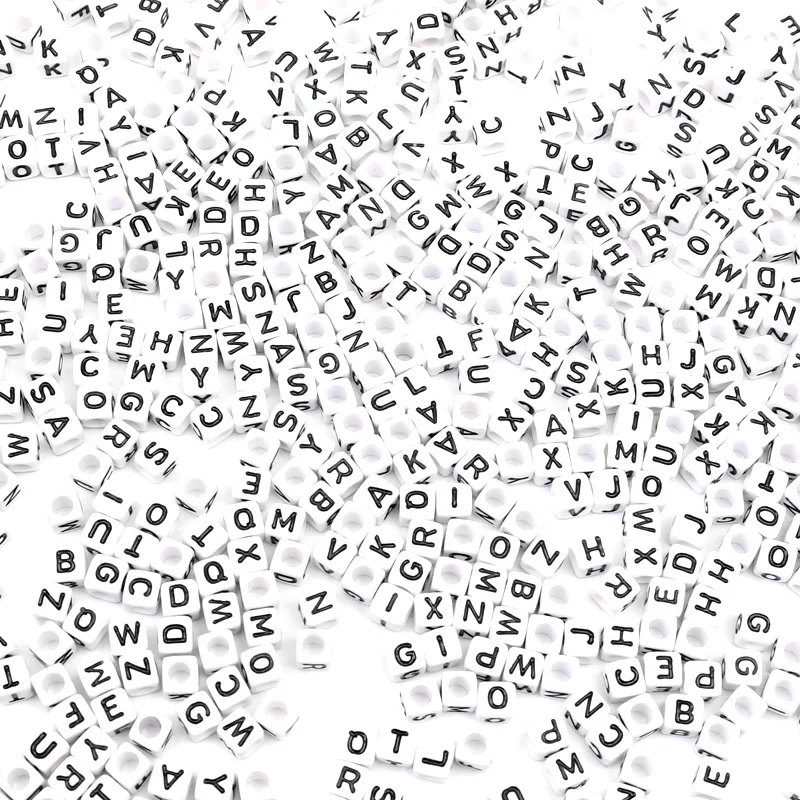 Бусины акриловые разноцветные для самостоятельного изготовления ювелирных