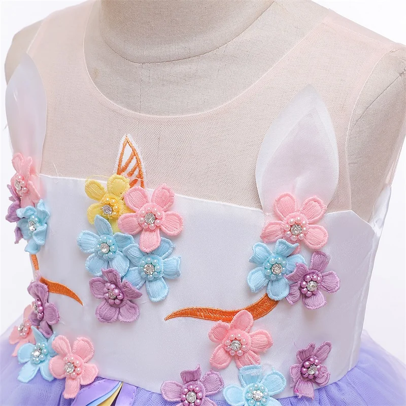 Официальное элегантное кружевное платье для девочек-подростков Детские платья