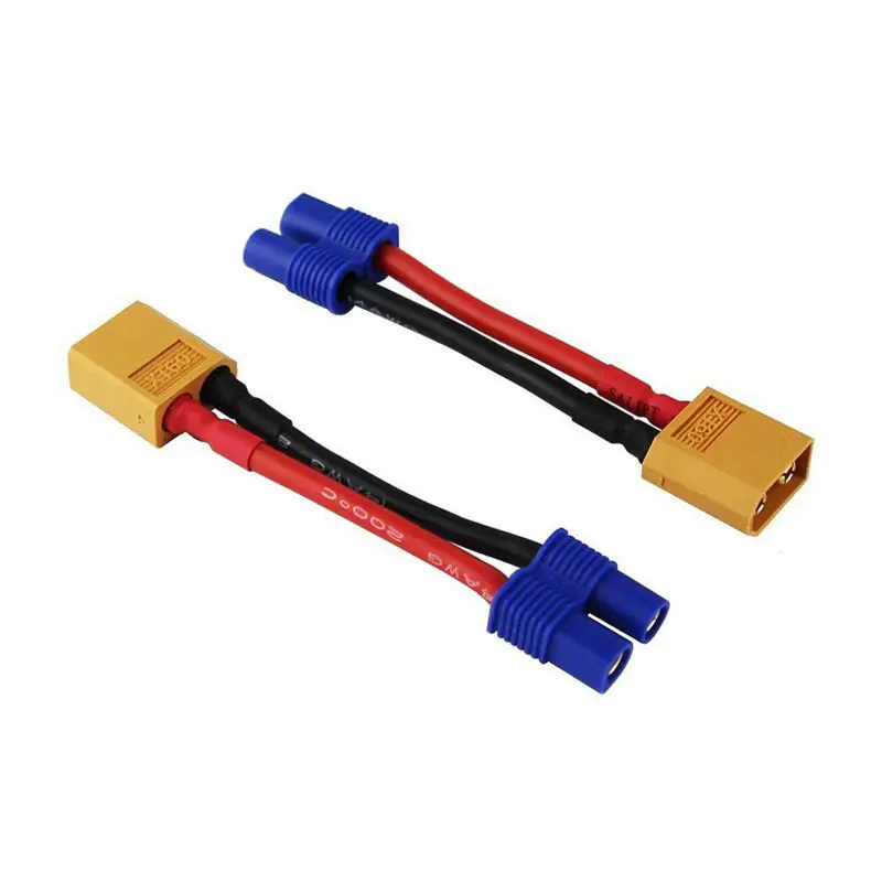 3 шт. XT60 XT-60 папа к EC3 гнездовой разъем адаптера провода для RC Lipo батареи 14awg 1 96
