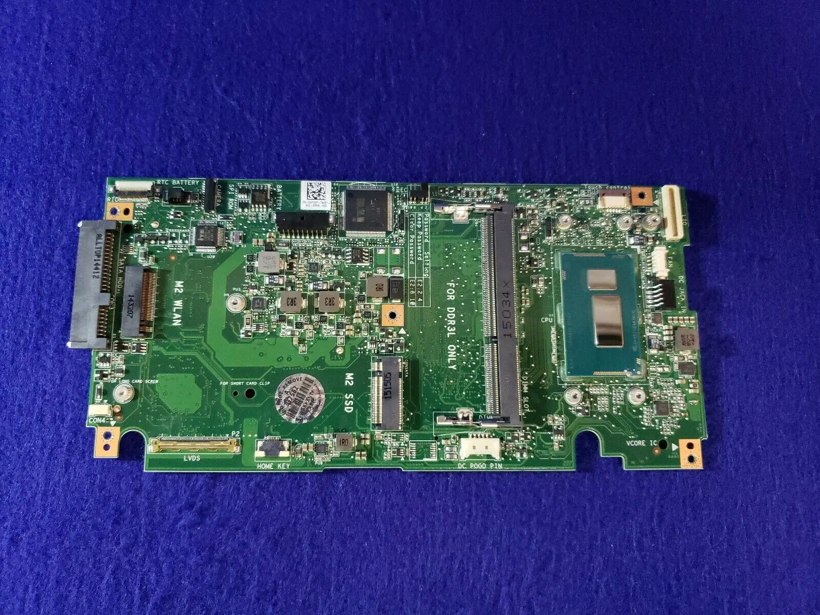 

For Dell XPS 18 1820 Laptop motherboard CN-0G1R4C SR1EN I3-4030U