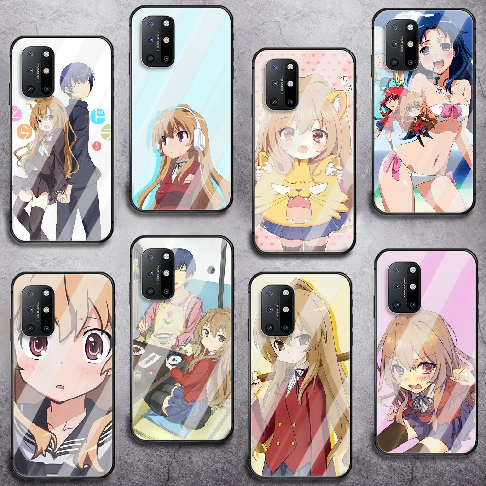 

Toradora Taiga Aisaka Phone Tempered Glass Case Cover For Oneplus 5 6 7 8 9 Nord T Pro Bumper Cover Hot