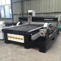 1325 big size router cnc 4 axis milling machine 3d cnc engraving machine price T-slot work ing table cnc router