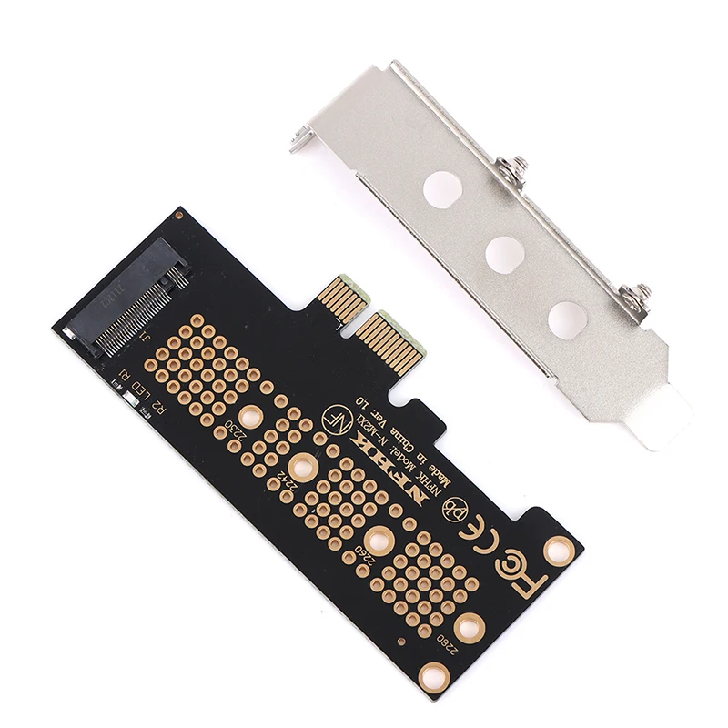 

NVMe PCIe M.2 NGFF SSD To PCIe X1 Adapter Card PCIe X1 To M.2 With Bracke