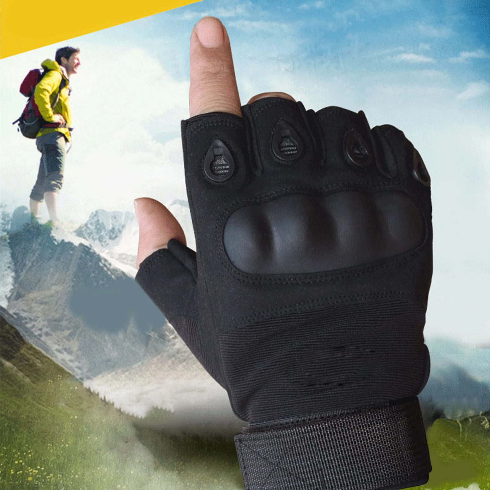 

Bicycle Gloves Half Finger Outdoor Sports Gloves Fingerless Men Women Outdoor Breathable MTB Road Racing Riding Cycling Gloves