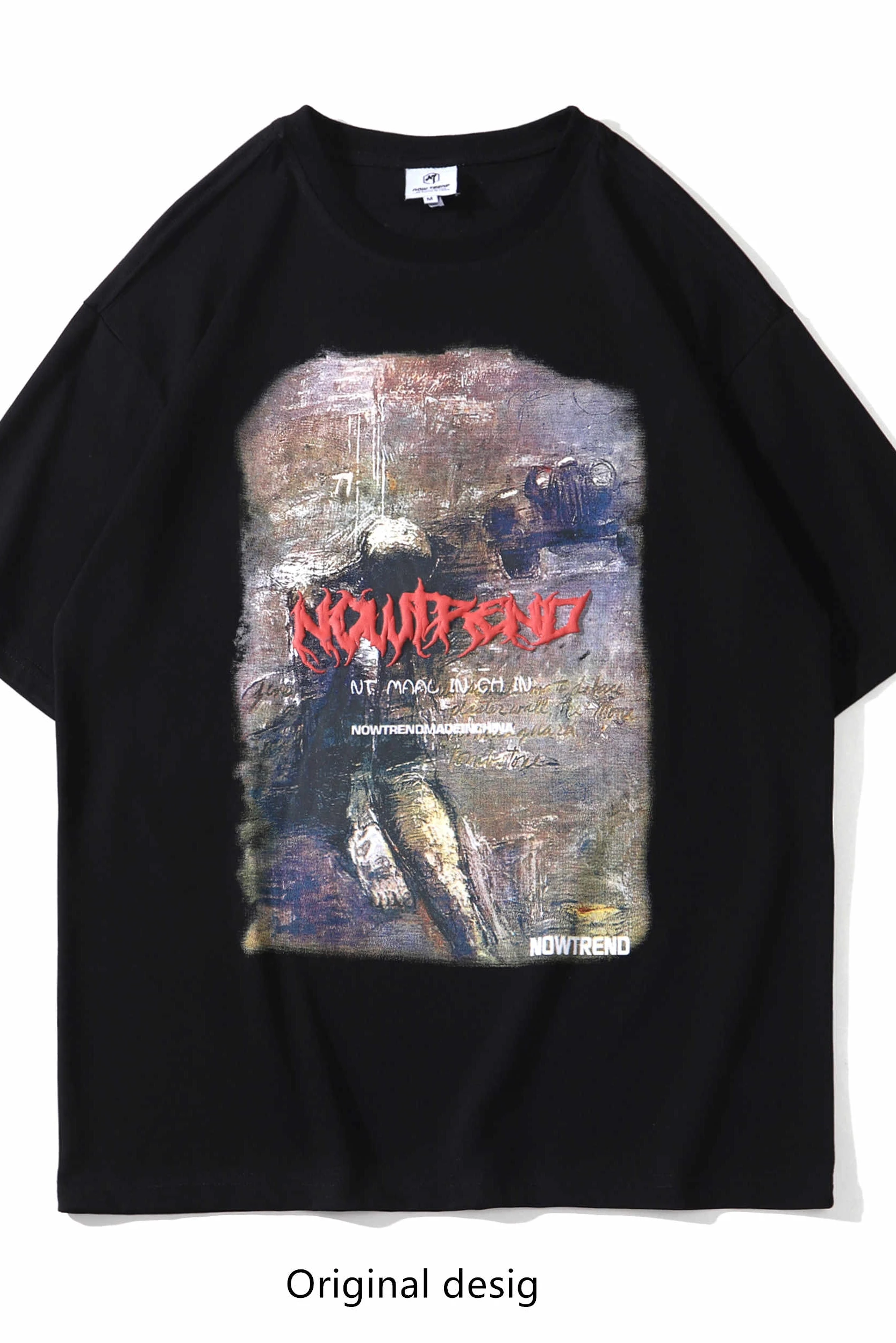 

New print loose and versatile short sleeve T-shirt