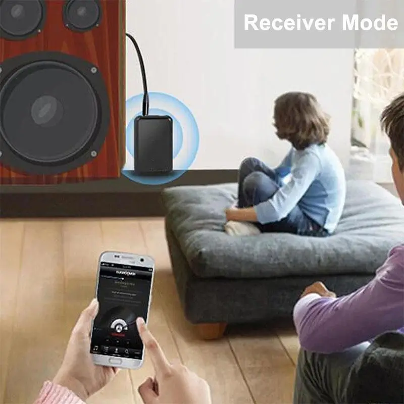 2 in 1 Bluetooth Transmitter Receiver Wireless A2DP 3.5mm Stereo Audio Music Adapter For Headphones | Электроника
