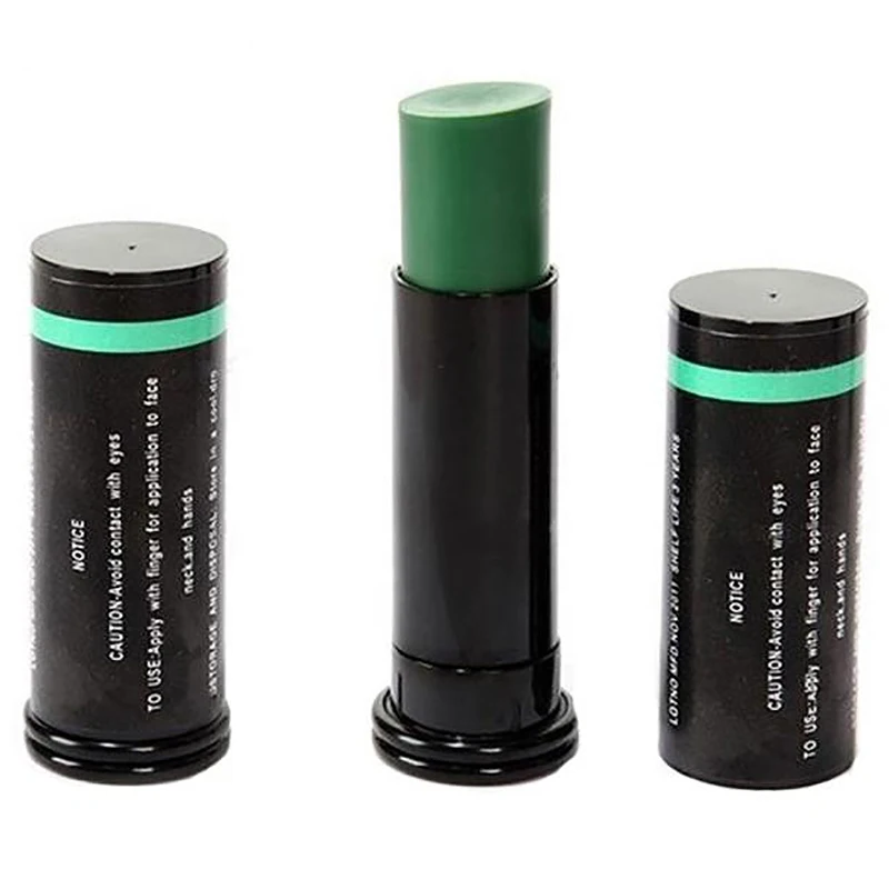 3 шт. Камуфляжный цвет крем краска для лица трубка палка наружного поля (черный +