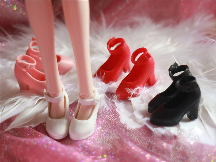 1 пара обувь для кукол Blyth Licca Azone Momoko Kurhn розовые высокие каблуки белые спортивные