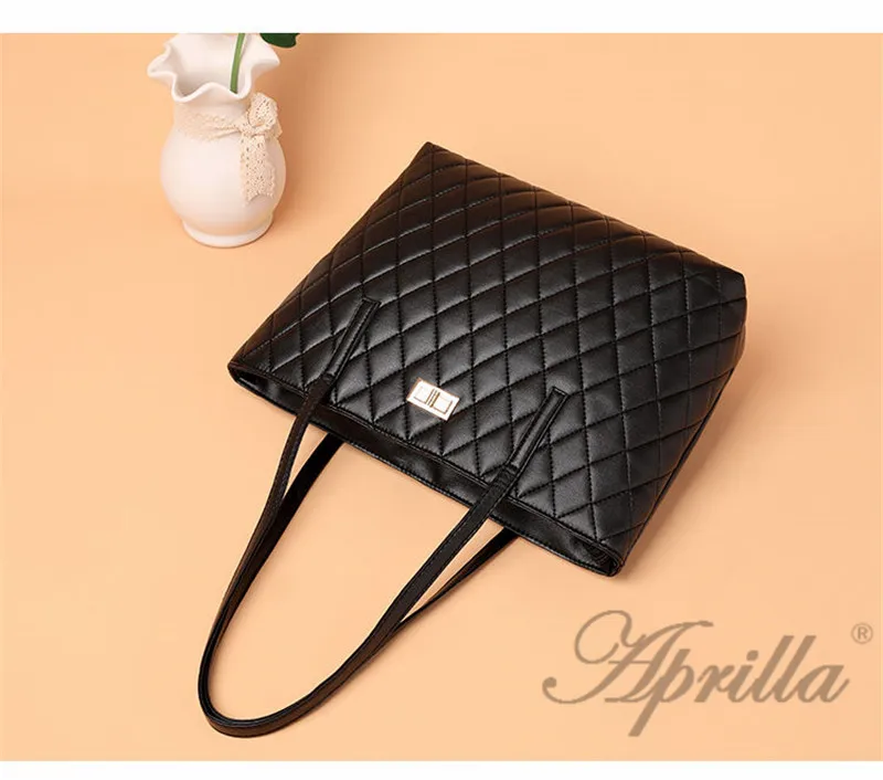 Aprilla tote сумки на плечо для женщин Повседневная сумка мягкие сумки женские большие сумки PWDL15