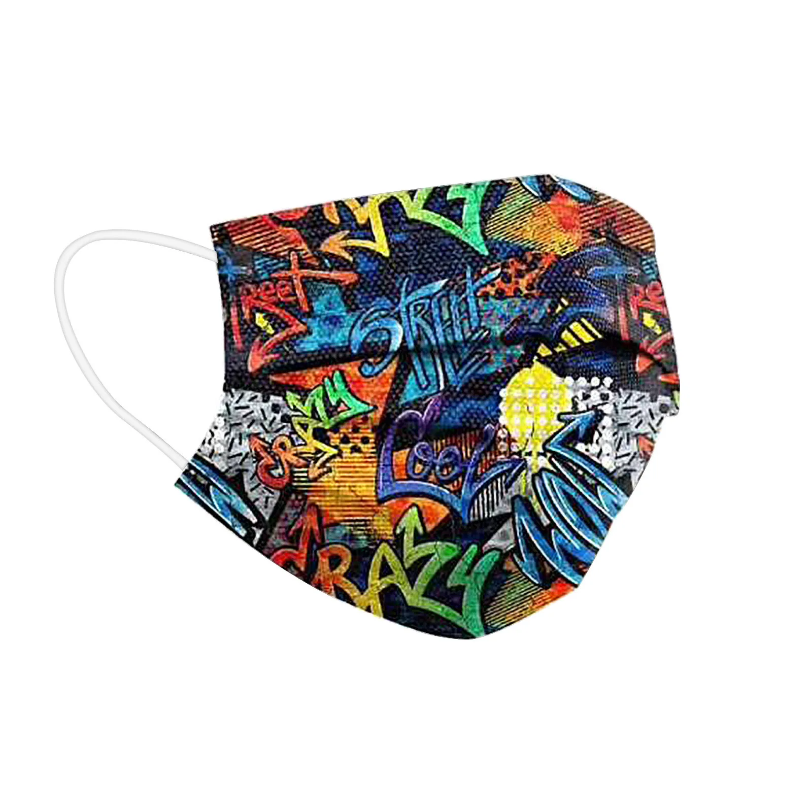 

100PCS Colorful Masks For adult Disposable High-quality Masks 3Ply Christmas Masks For Men and Women Child mask masque