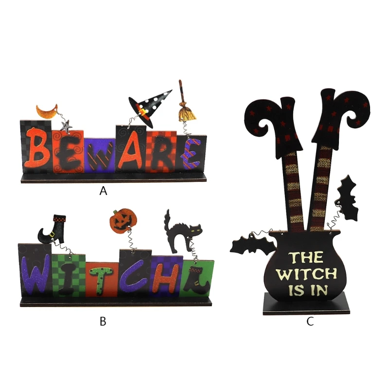 Настенный деревянный подвесной знак на Хэллоуин двор с привидениями украшение