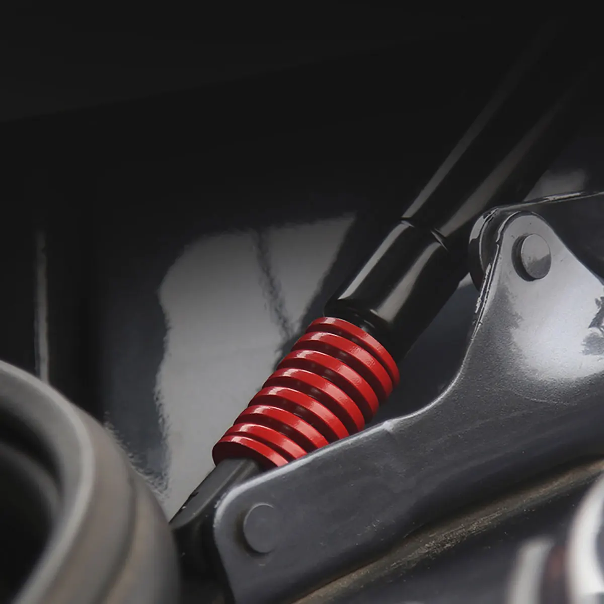 Пружина OD 25 мм для задней двери багажника 2 шт. опоры левых рулей красного цвета