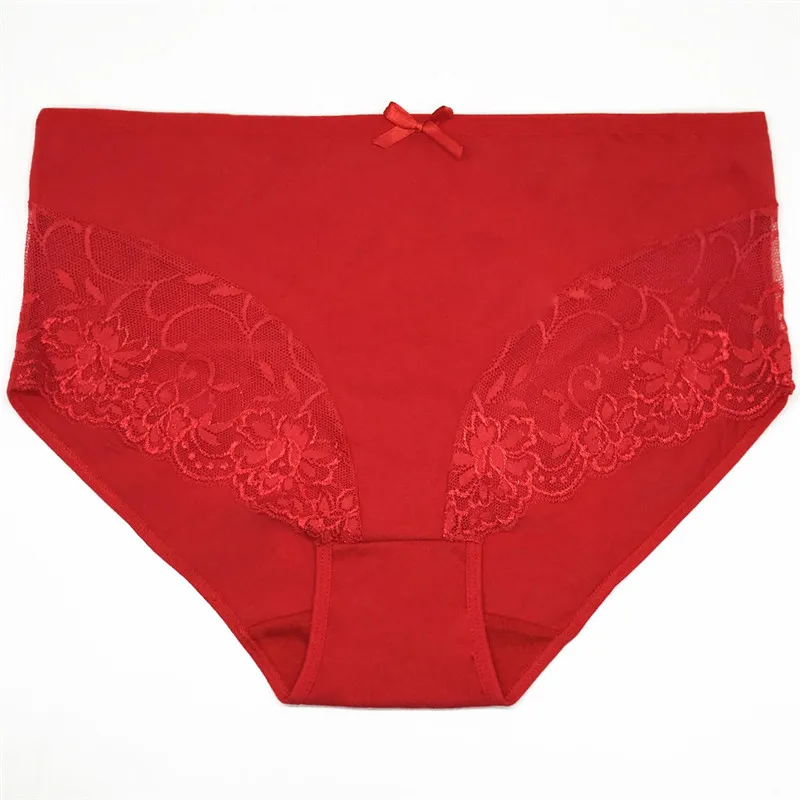 Бренд 1 12 шт./лот 2XL/3XL/4XL женские трусы больших размеров нижнее белье из хлопка с