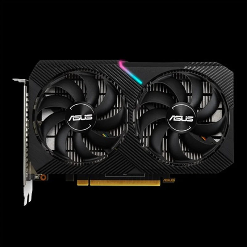 

Asus DUAL-GTX1650-O4GD6-MINI OC Edition Graphics GeForce®Игровая Видеокарта GTX 1650 4 Гб GDDR6 DP DVI