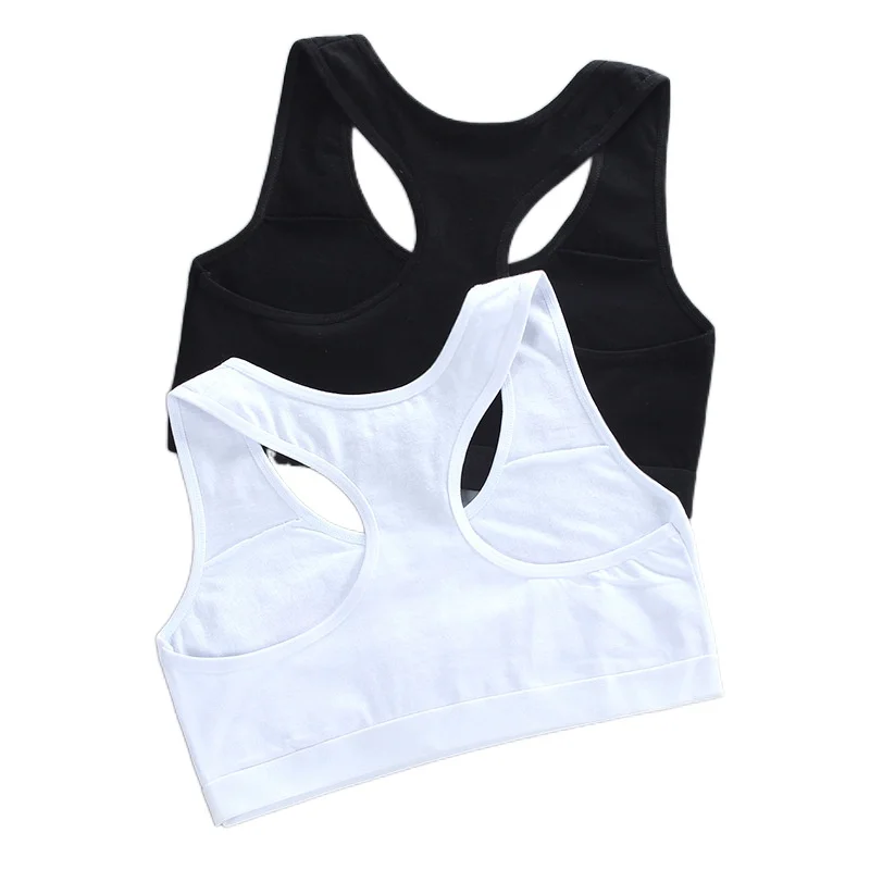 топы для подростков Бюстгальтер девочек лифчик нижнее белье жилет спортивный