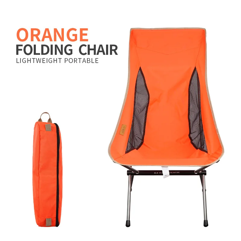 Comprar Silla Plegable De Aluminio De Aviación Para Exteriores, Silla Portátil Con Luna Alta, Sillas Para Acampar Y Pescar, Ocio, Playa, 7075
