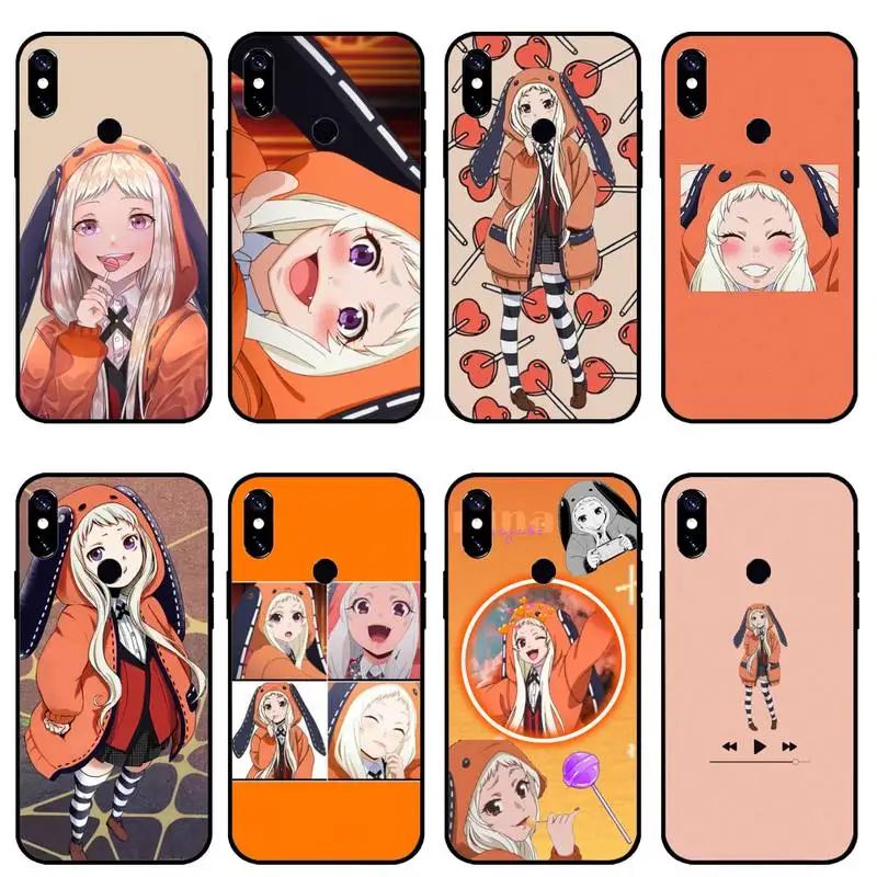 

Crazy Excitement anime Kakegurui Runa Phone Case For Xiaomi Redmi 7 8 9t a3Pro 9se k20 mi8 max3 lite 9 note 9s 10 pro