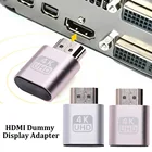4K HDMI-совместимый DDC EDID муляж штекера тестирование видеокарты HDMI муляж виртуальной искусственной кожи Чит адаптер для майнинга биткоинов