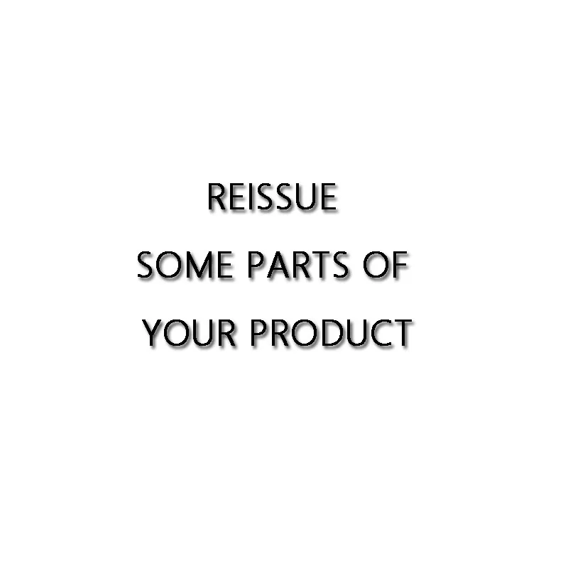 

Reissue Some Parts of Your Product