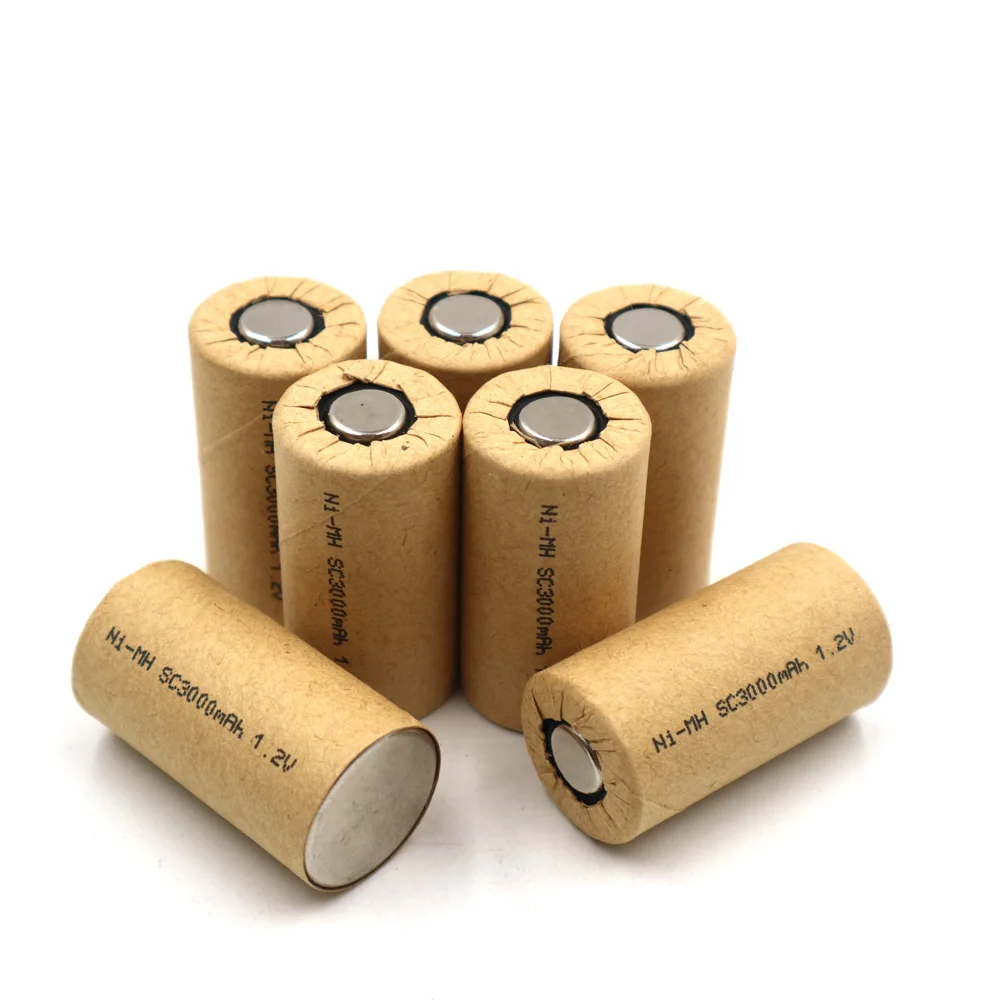 

C&P SC3000mAh 10 Piece Sub-C 1.2V NiMH SC3.0Ah Discharge Rate 10C Battery Cells