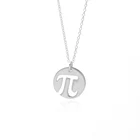 Ожерелье с подвеской Pi из нержавеющей стали, математический символ, ожерелья, ювелирные изделия, подарок для Него