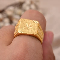 dubai africa saudi arabia gold color rings dubai rings for women man bride wedding sudan ring jewelry gifts