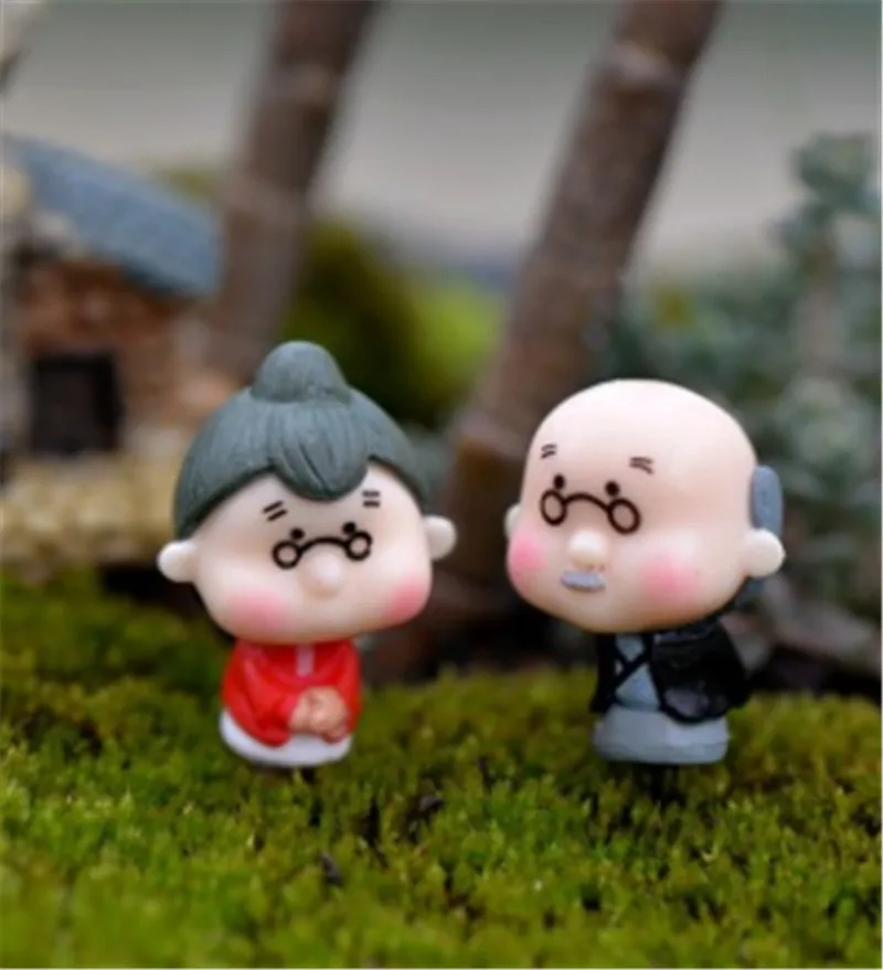 1 шт. мини грибные кролики утки черепаха садовое украшение миниатюрное растение