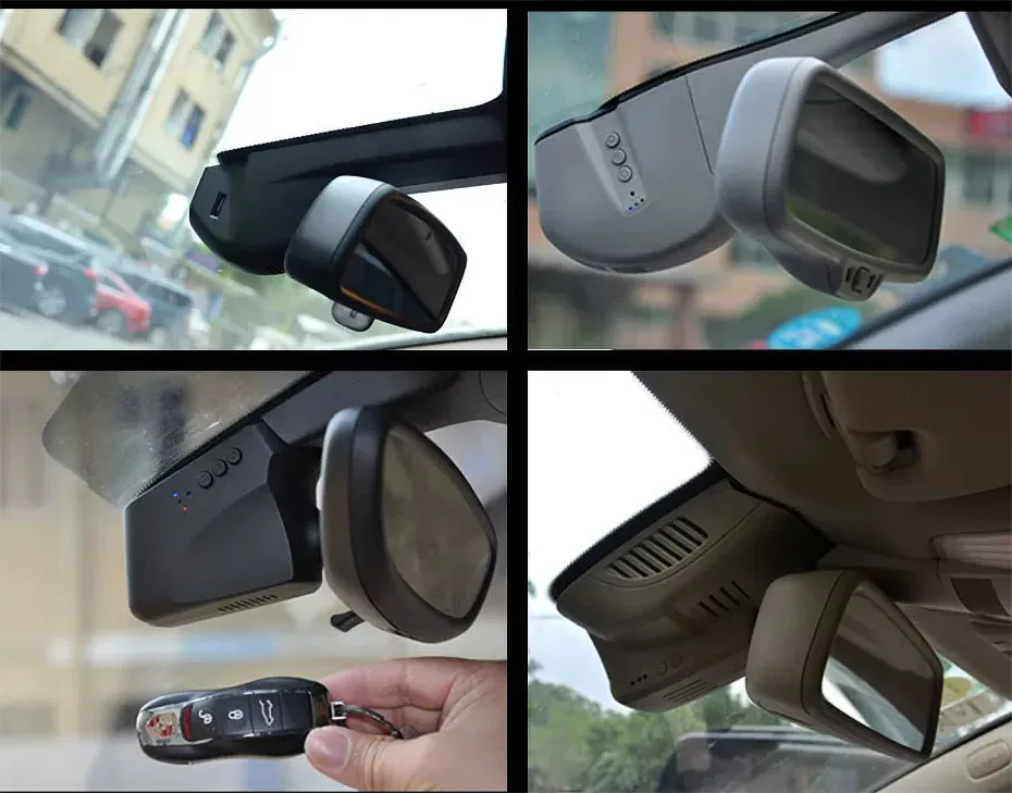 WHEXUNE Скрытая мини Wifi Автомобильная Dvr камера двойной объектив dashcam авто видео рекордер регистратор DVRs видеорегистраторы FHD 1080P ночное видение