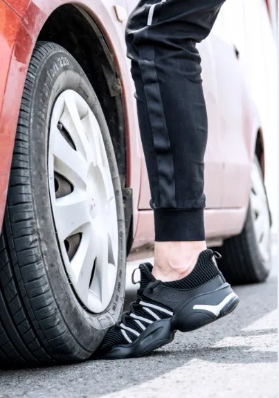 2020 Air Mesh Steel Toe Work Shoes Breathable Working Man Safety Lightweight Puncture-Proof Boots Dropshipping | Обувь