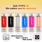 Корабль высокоскоростной USB флеш-накопитель OTG Флеш накопитель 128 Гб 64 Гб флэшку 32gb 256 ГБ Флешка флеш-накопитель для Android Тип C-ридером