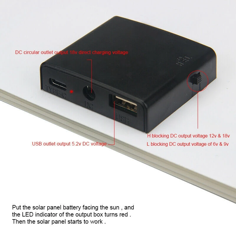 

60W 12V Solar Panel Foldable Solar Cells Poly Solar Panel for Car Yacht Phone Battery Boat Charger